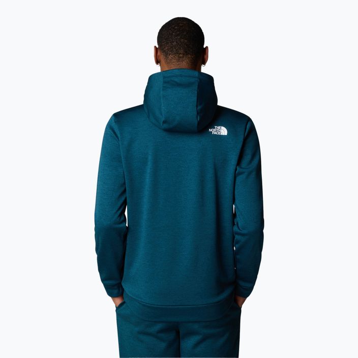 Bluza męska The North Face Reaxion Fleece P/O Hoodie midnight petrol dark heather 3