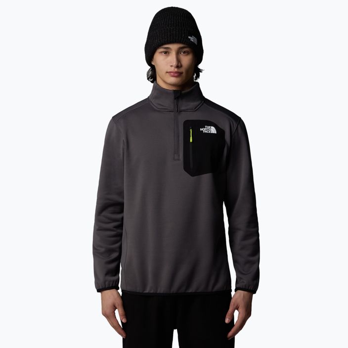 Bluza męska The North Face Crest 1/4 Zip anthracite grey/ black