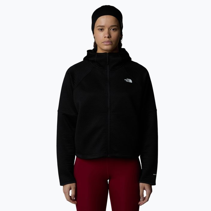 Bluza trekkingowa damska The North Face Vertical Thermal FZ Hoodie black