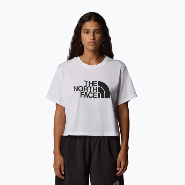 Koszulka damska The North Face Easy Relaxed Cropped white