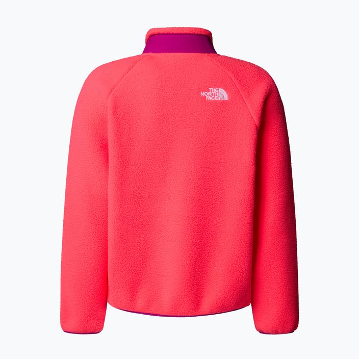 Bluza polarowa dziecięca The North Face Yumiori Full Zip radiant poppy 2