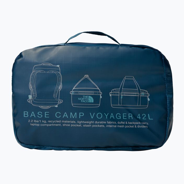 Torba podróżna The North Face Base Camp Voyager Duffel 42 l midnight petrol/algae blue 4