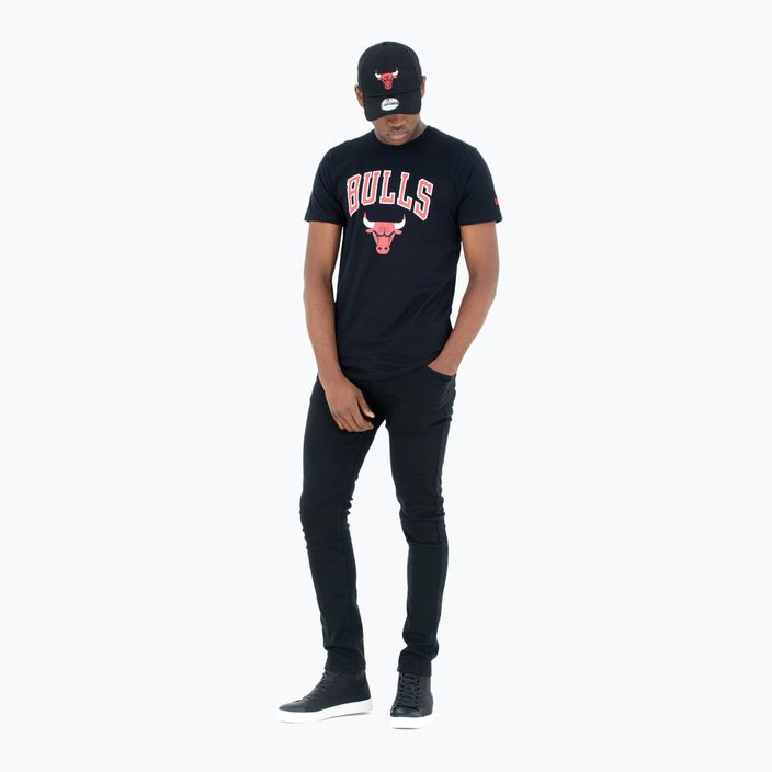 Koszulka męska New Era NOS NBA Regular Tee Chicago Bulls black 2
