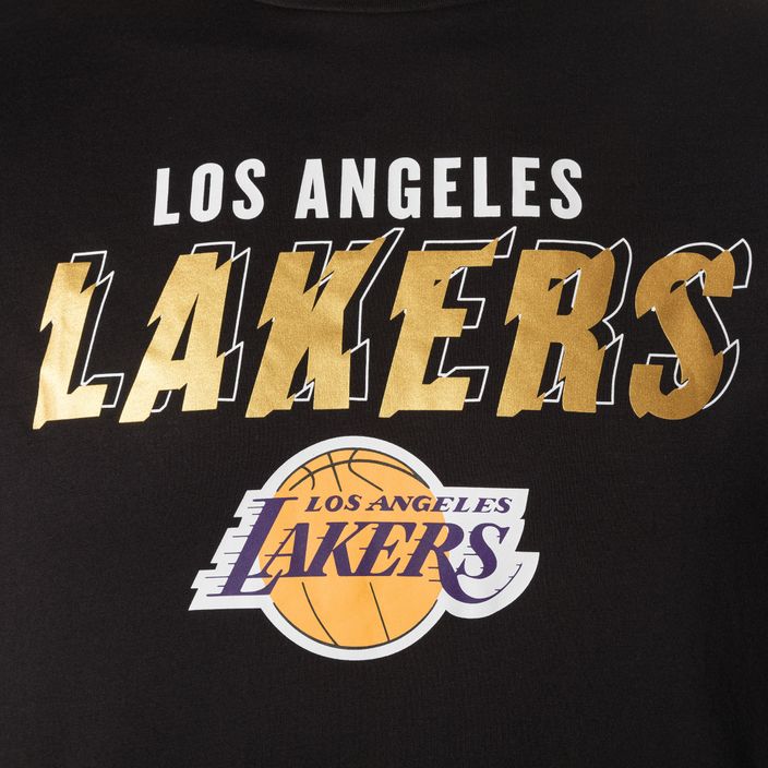Koszulka męska New Era Team Script OS Tee Los Angeles Lakers black 8