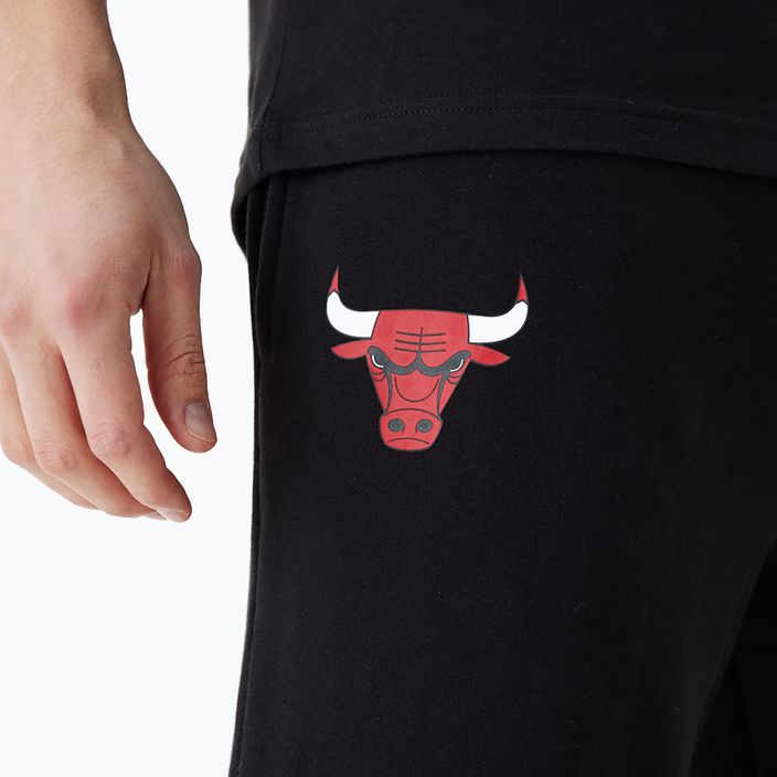 Spodnie męskie New Era NBA Team Script Jogger Chicago Bulls black 7