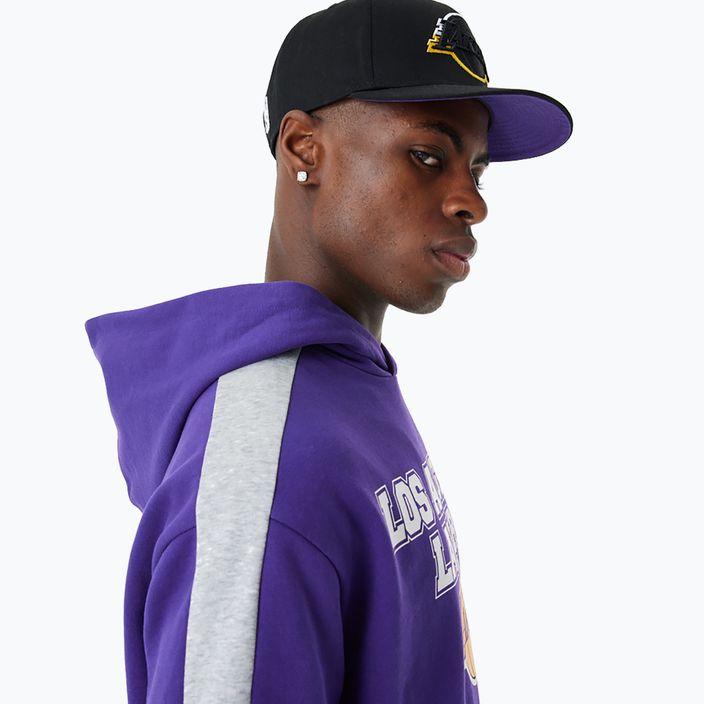 Bluza męska New Era NBA Large Graphic OS Hoody Los Angeles Lakers purple 6