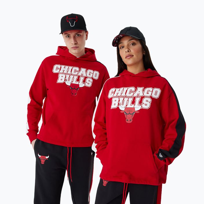 Bluza męska New Era NBA Large Graphic OS Hoody Chicago Bulls red 8
