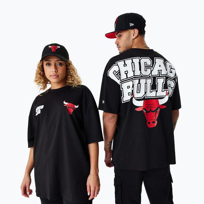 Koszulka męska New Era NBA Large Graphic BP OS Tee Chicago Bulls black 6