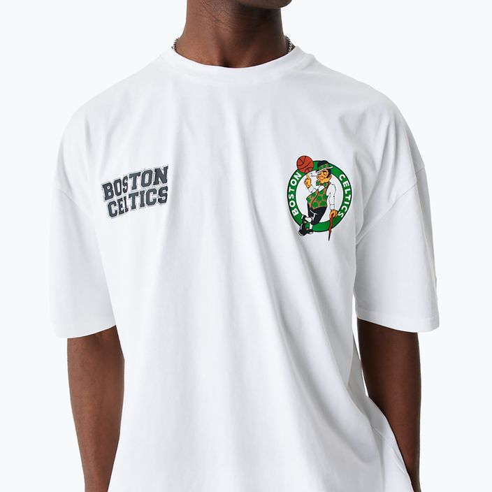 Koszulka męska New Era NBA Large Graphic BP OS Tee Boston Celtics white 4