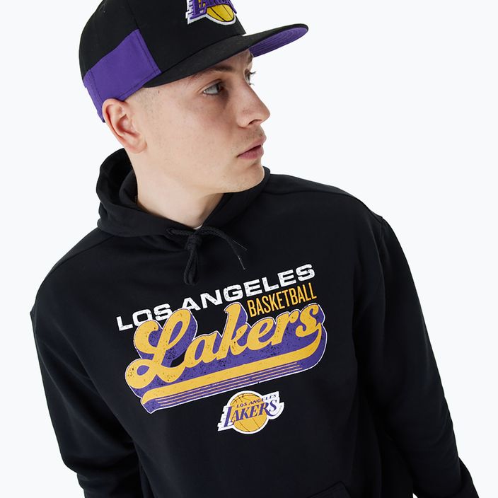 Bluza męska New Era NBA Graphic OS Hoody Los Angeles Lakers black 4