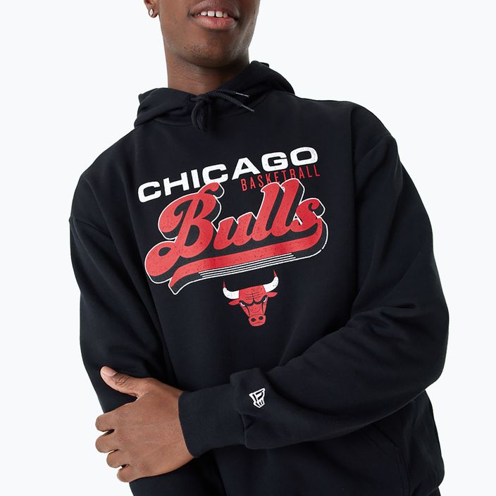 Bluza męska New Era NBA Graphic OS Hoody Chicago Bulls black 5