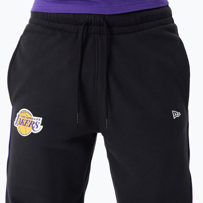 Spodnie męskie New Era NBA Color Insert Los Angeles Lakers black 4