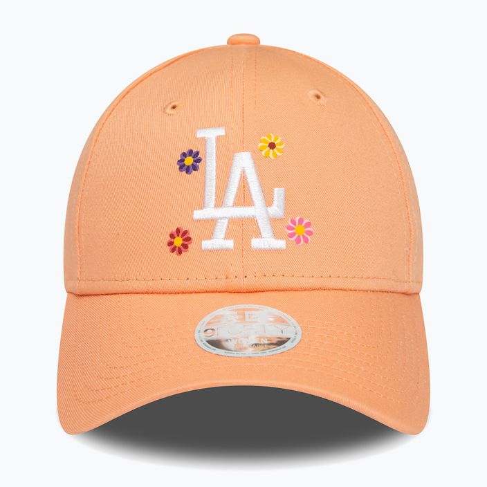Czapka z daszkiem damska New Era Flower 9Forty Los Angeles Dodgers pastel pink 2