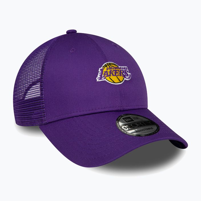 Czapka z daszkiem męska New Era Home Field 9Forty Trucker Los Angeles Lakers purple 3