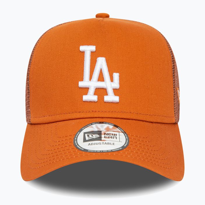 Czapka z daszkiem męska New Era League Essential Trucker Los Angeles Dodgers med brown 2