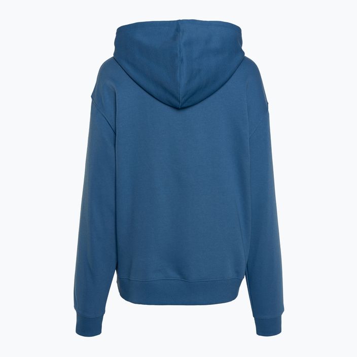 Bluza damska New Balance French Terry Stacked Logo Hoodie blueagat 6