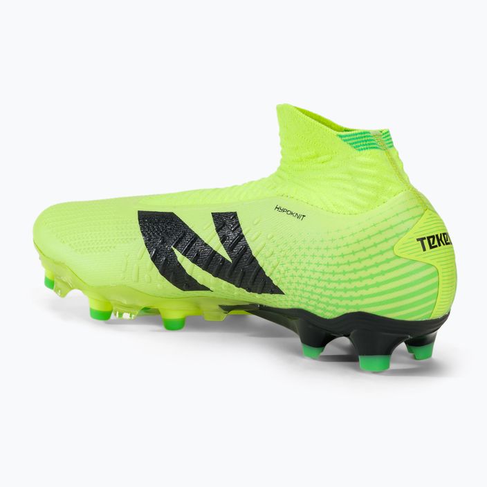 Buty piłkarskie męskie New Balance Tekela Pro FG V4+ bleached lime glo 3