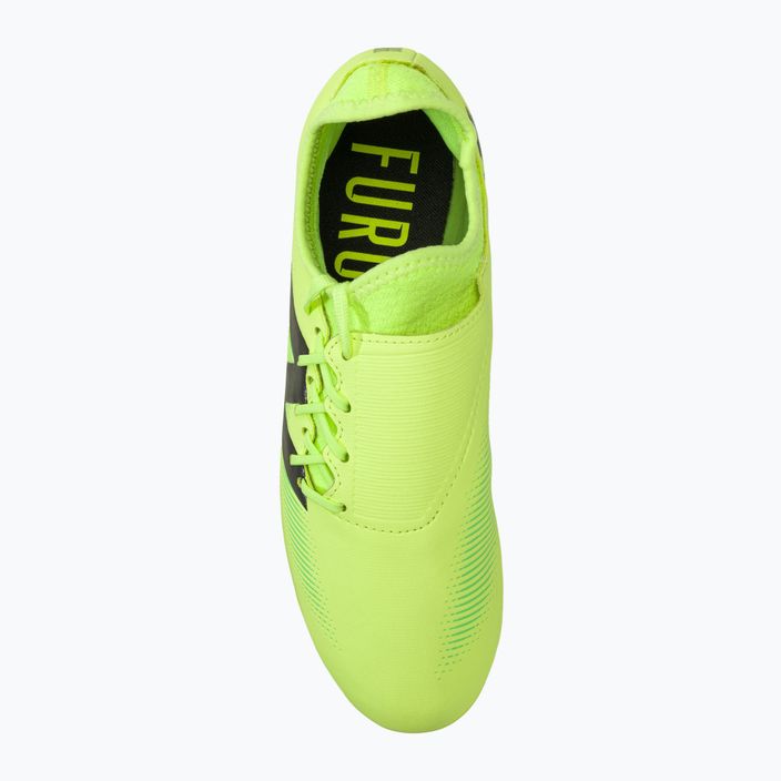 Buty piłkarskie męskie New Balance Furon Dispatch FG V7+ bleached lime glo 5