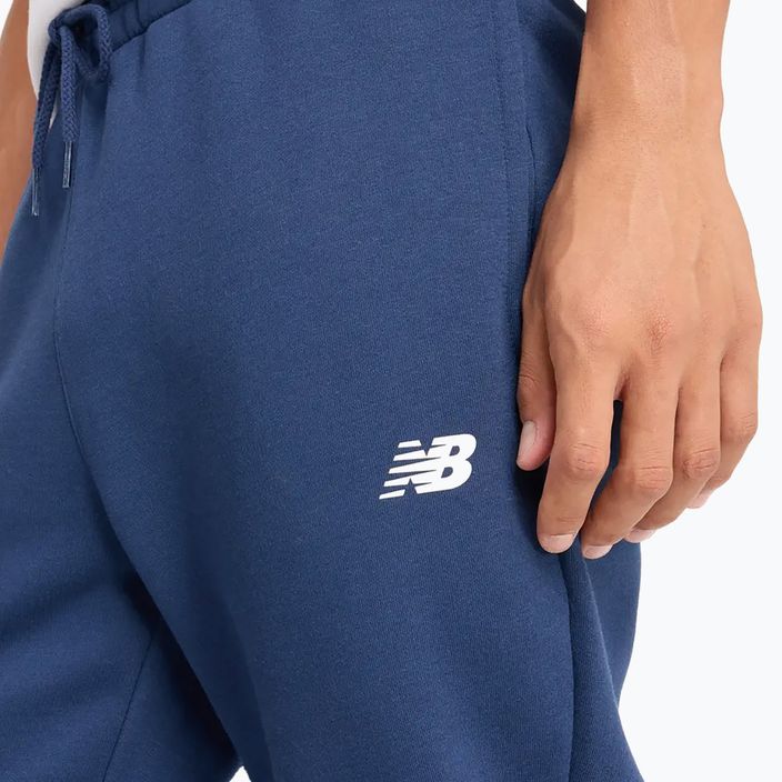 Spodnie męskie New Balance Fleece Jogger navy 5