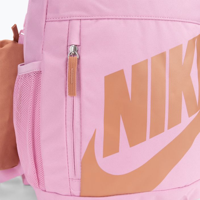 Plecak dziecięcy Nike Elemental 20 l pink rise/terra blush 5