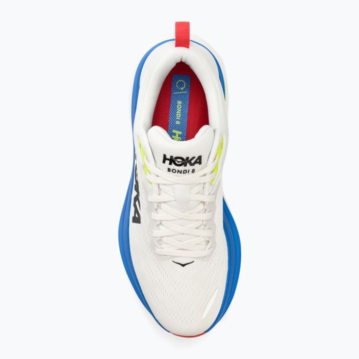 Buty do biegania męskie HOKA Bondi 8 blanc de blanc/virtual blue 5