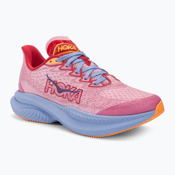 Buty do biegania dziecięce HOKA Mach 6 peony/cerise