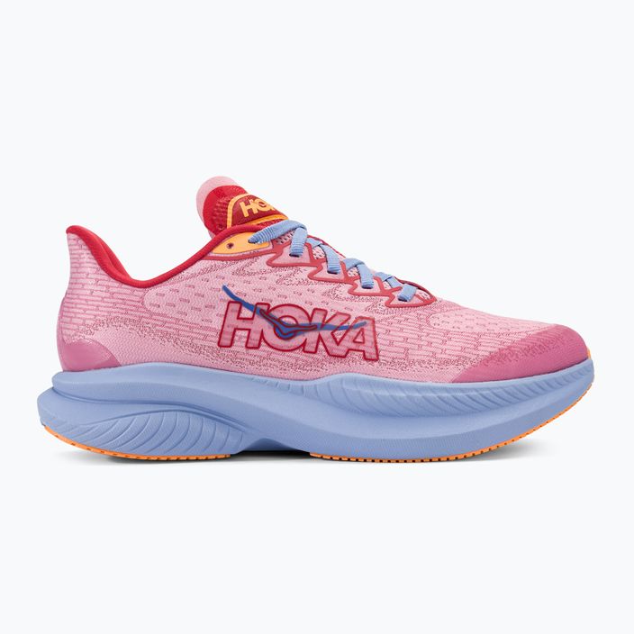 Buty do biegania dziecięce HOKA Mach 6 peony/cerise 2