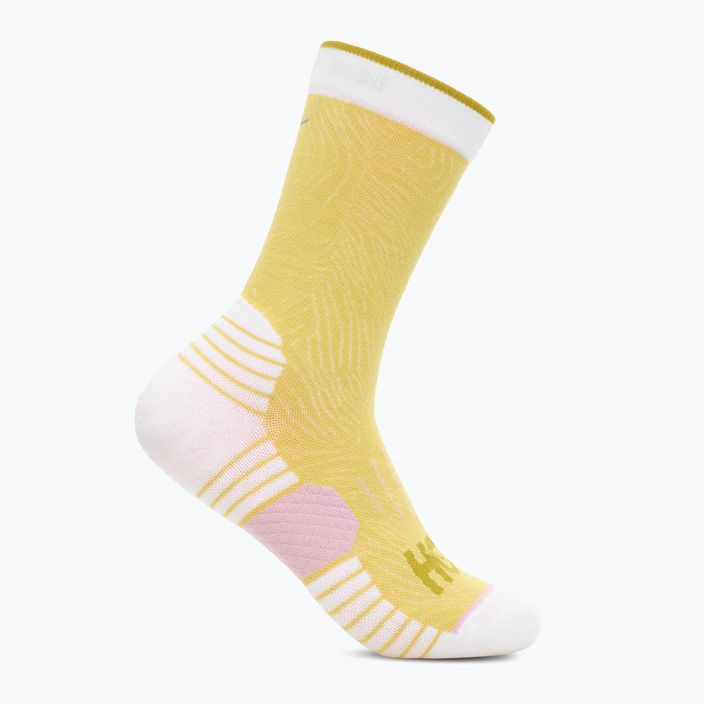 Skarpety do biegania HOKA Crew Run Sock 3 pary cerise/papaya/aura 2