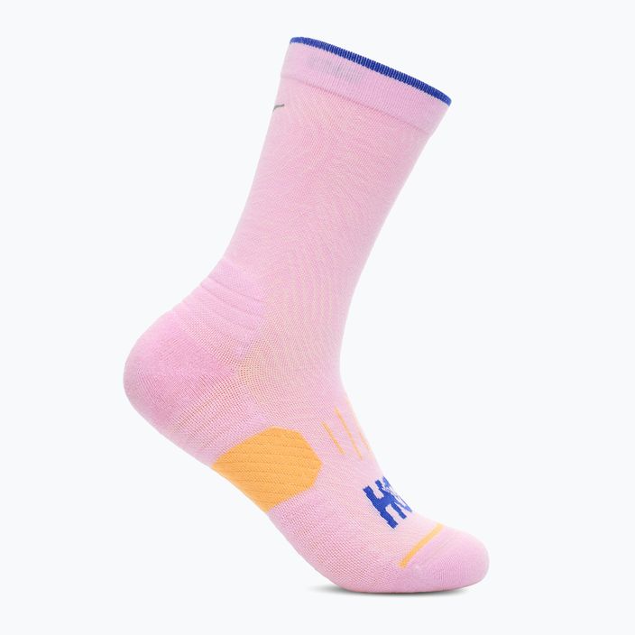 Skarpety do biegania HOKA Crew Run Sock 3 pary pink twillight/sherbert/dazzling blue 2