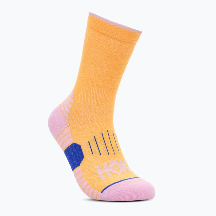 Skarpety do biegania HOKA Crew Run Sock 3 pary pink twillight/sherbert/dazzling blue 3