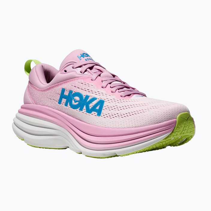 Buty do biegania damskie HOKA Bondi 8 pink twilight/waterpark