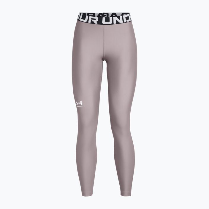 Legginsy treningowe damskie Under Armour HeatGear tetra gray/white 4