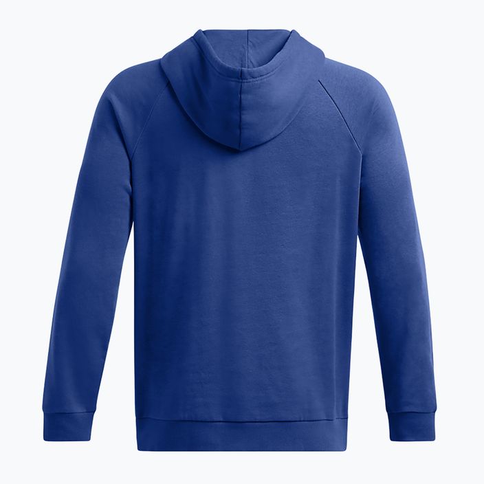 Bluza męska Under Armour Rival Fleece Logo HD tech blue/midnight navy 2