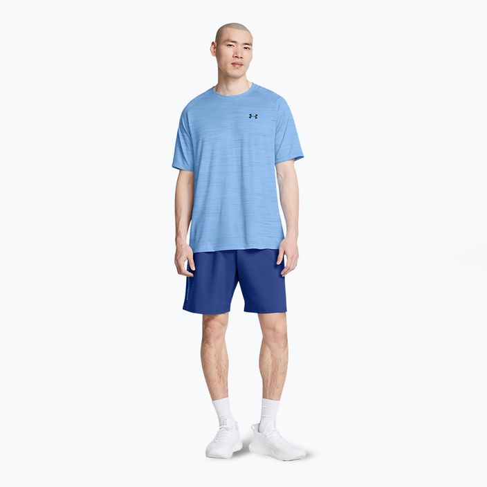 Spodenki treningowe męskie Under Armour Woven Wordmark tech blue/horizon blue 2