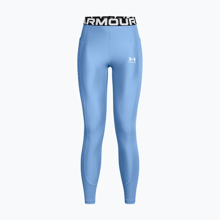 Legginsy treningowe damskie Under Armour horizon blue/white 5