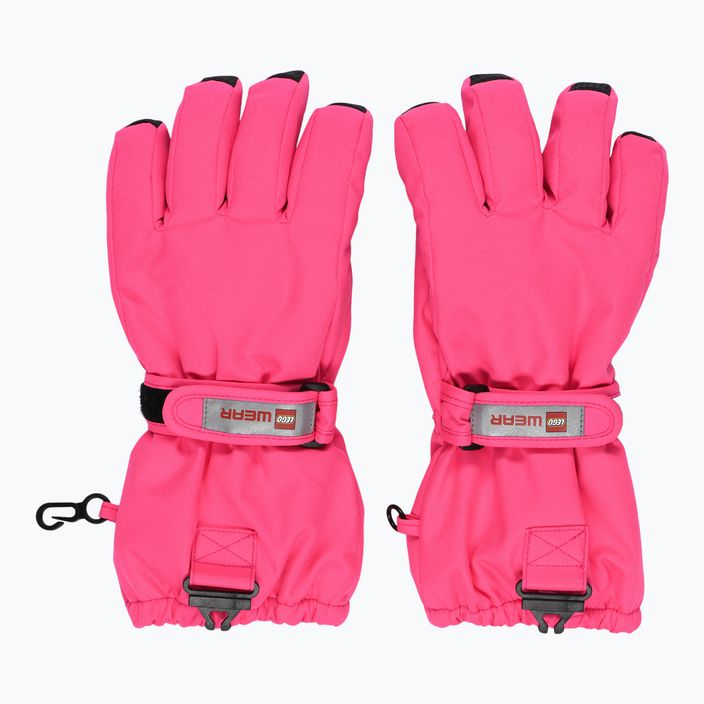 Rękawice narciarskie dziecięce LEGO Lwazun 705 pink 7