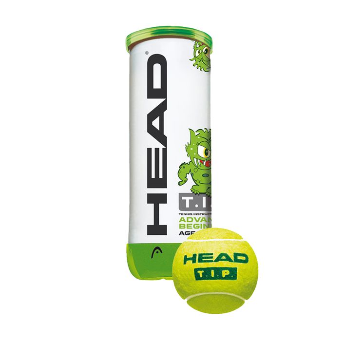 Piłki tenisowe dziecięce HEAD Tip Green 3 szt. green 2