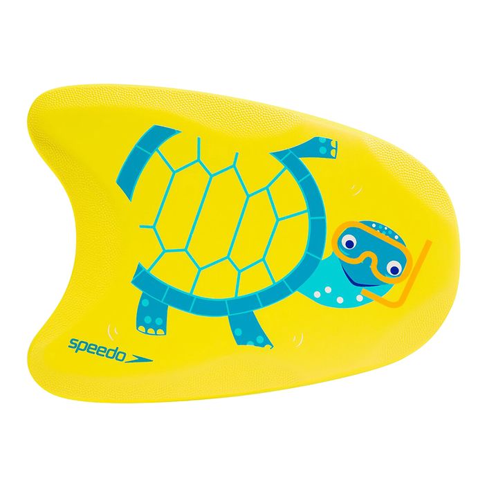 Deska do pływania Speedo Turtle Printed Float yellow/blue 2