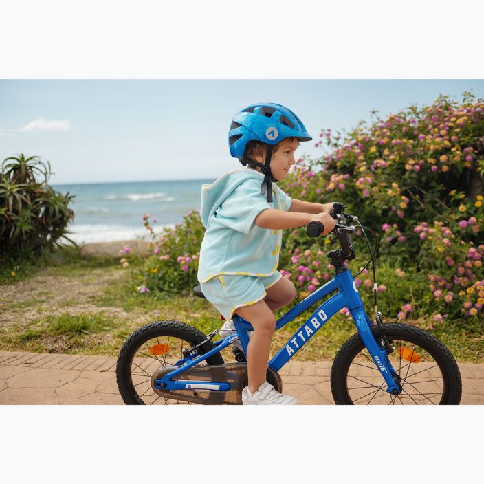 Kask rowerowy dziecięcy ATTABO K200 niebieski 12