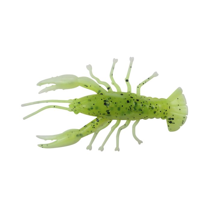 Przynęta gumowa Relax Crawfish 2 Laminated 4 szt. chartreuse/black jumbo glitter/white 2