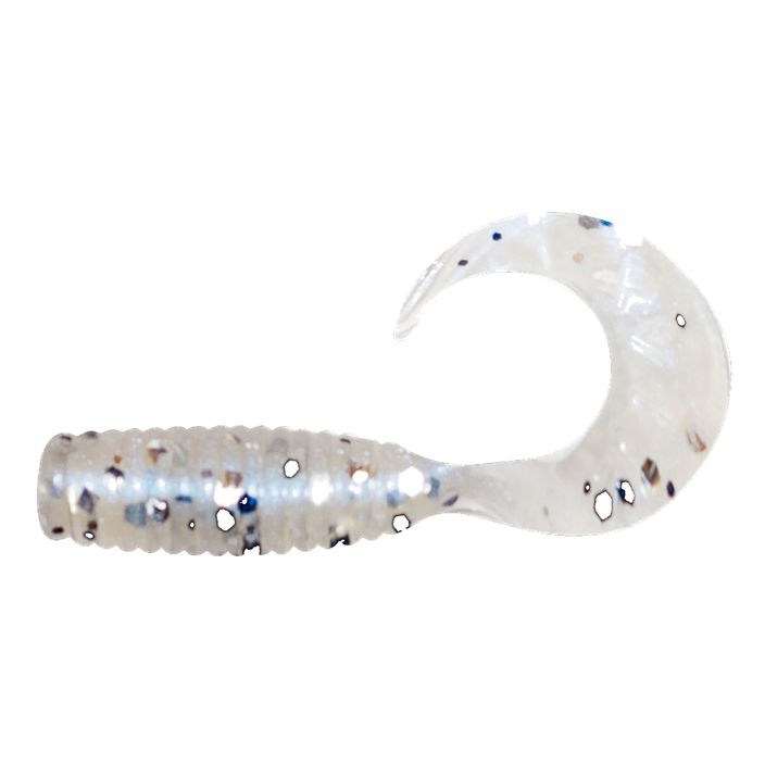 Przynęta gumowa Relax Twister VR1 Standard 8 szt. blue pearl-silver, black glitter 2