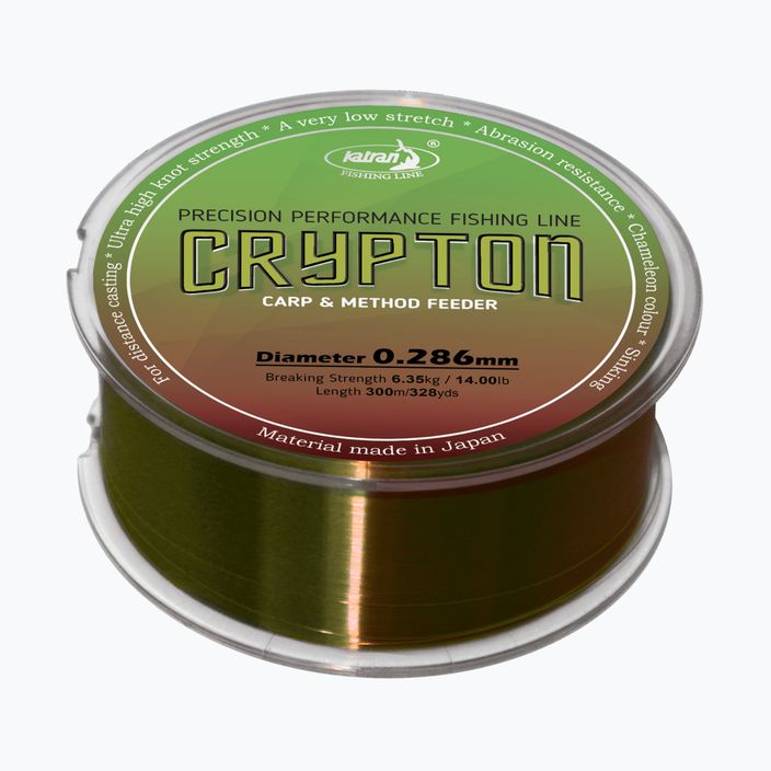 Żyłka feederowa Katran Crypton Carp & method feeder green fluo