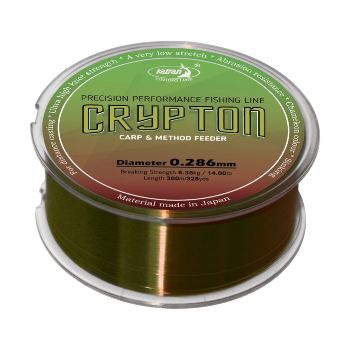 Żyłka feederowa Katran Crypton Carp & method feeder green fluo 2