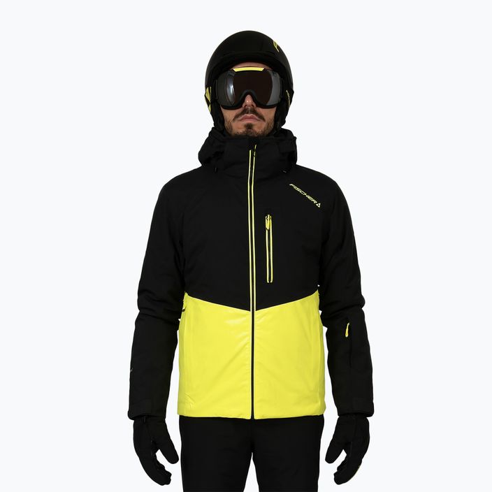 Kurtka narciarska męska Fischer Eisjoch yellow