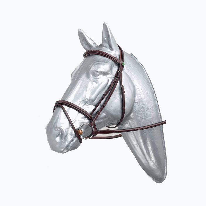 Ogłowie dla konia Prestige Italia E37 brązowe