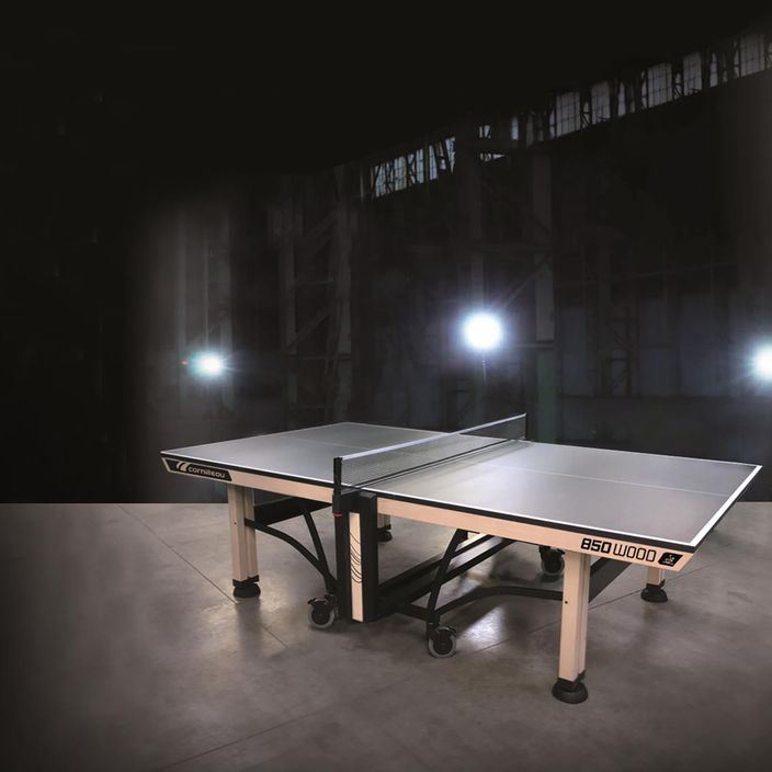 Stół do tenisa stołowego Cornilleau Competition 850 Wood ITTF Indoor New szary 16