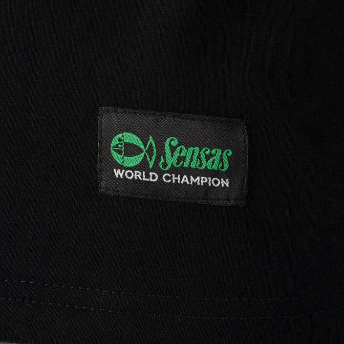 Koszulka wędkarska Sensas World Champion czarna 4