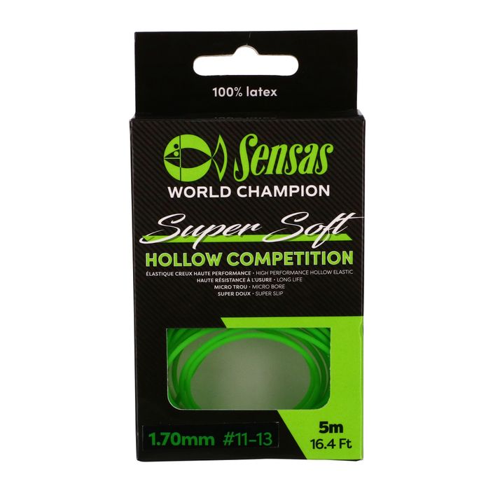 Amortyzator do tyczki Sensas Hollow Match Super Soft 1.70 mm zielony 2