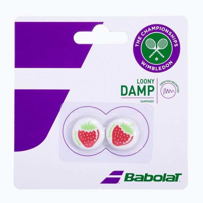 Tłumiki drgań Babolat Strawberry Dampener Wimbledon 2 szt. biało-czerwone 700045 2