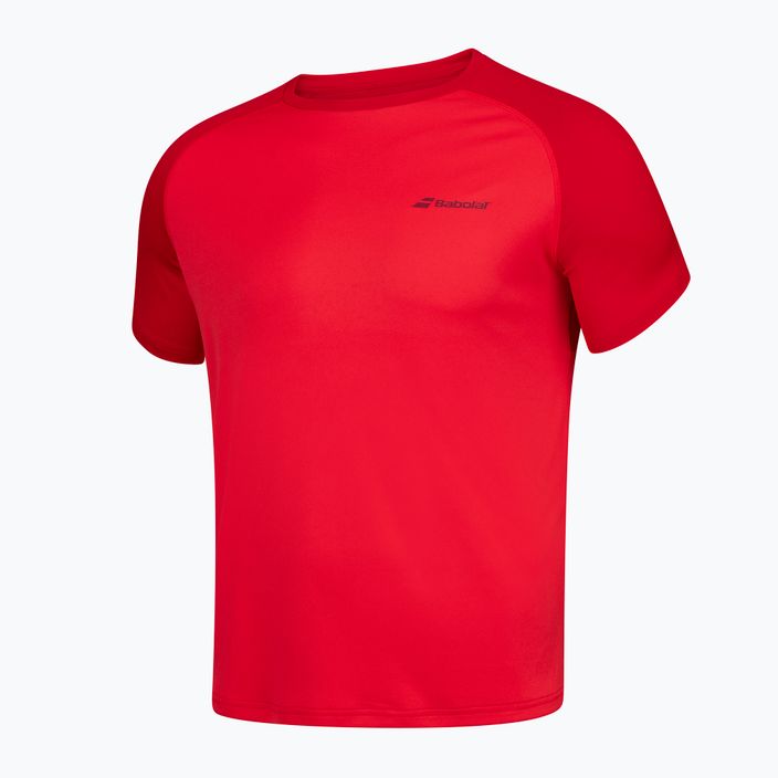 Koszulka tenisowa męska Babolat Play Crew Neck tomato red 2